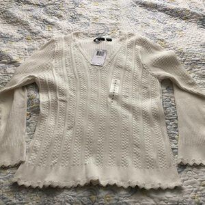 Women's Cream Colored Sweater Size 2X BNWT